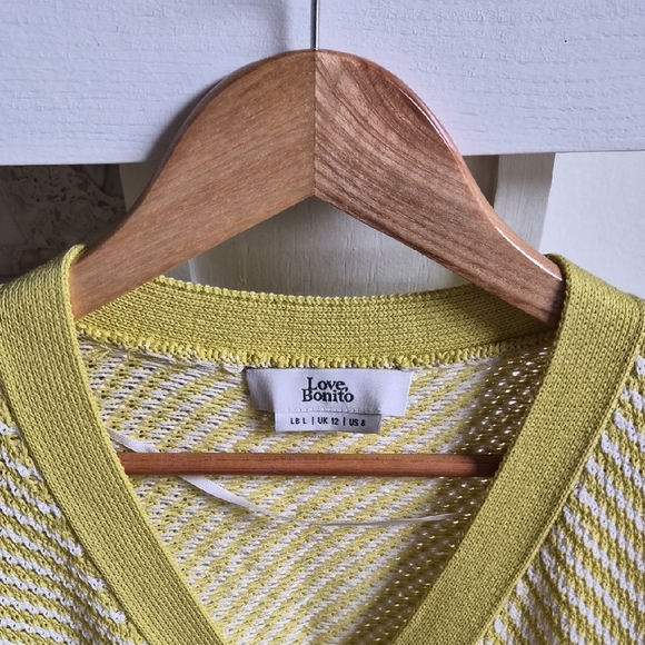Love Bonito, Lemaire Lemon Cardigan, Size 8 - Picture 2 of 4